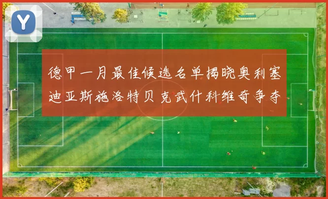 德甲一月最佳候选名单揭晓奥利塞迪亚斯施洛特贝克武什科维奇争夺荣耀